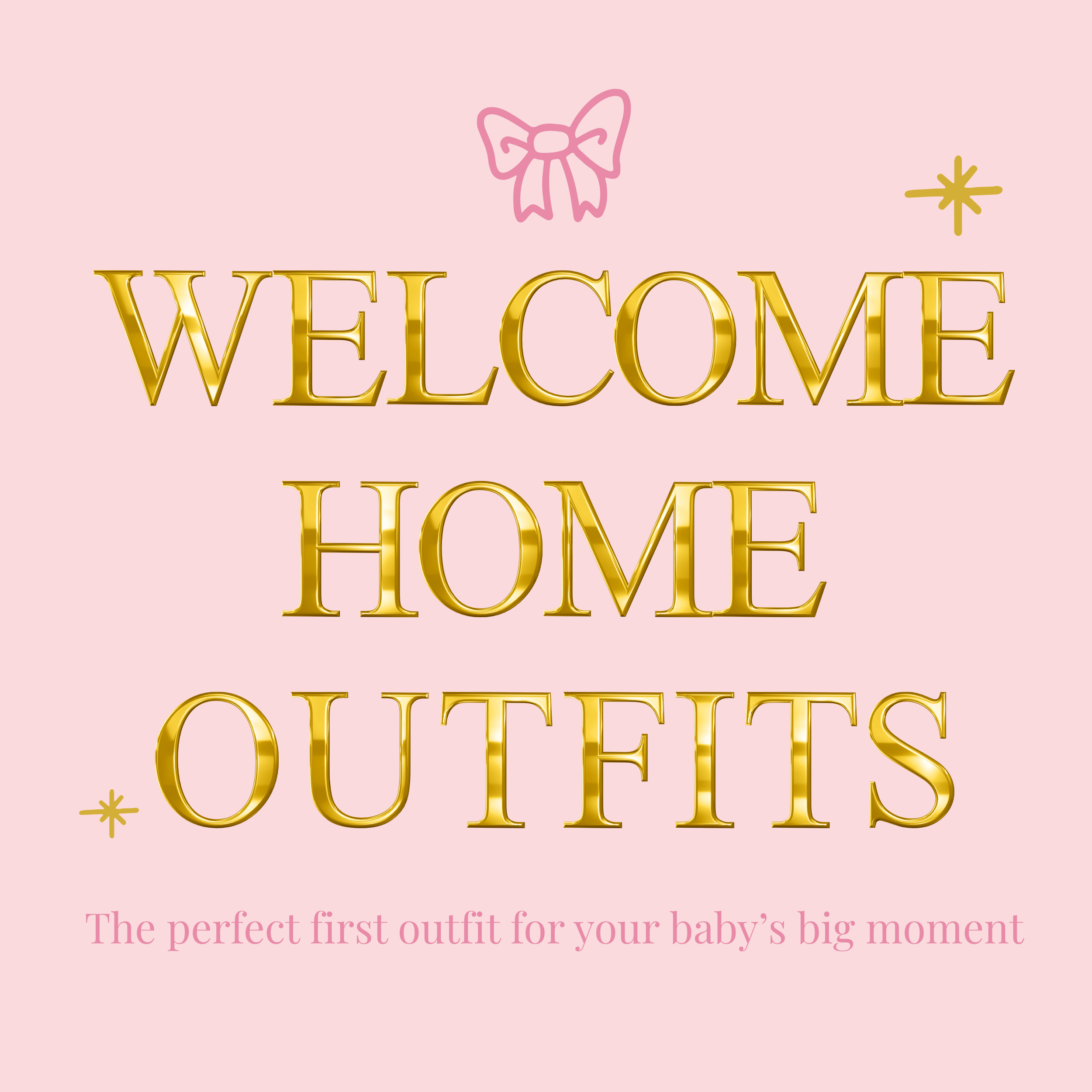 Custom Welcome Home Baby Outfits