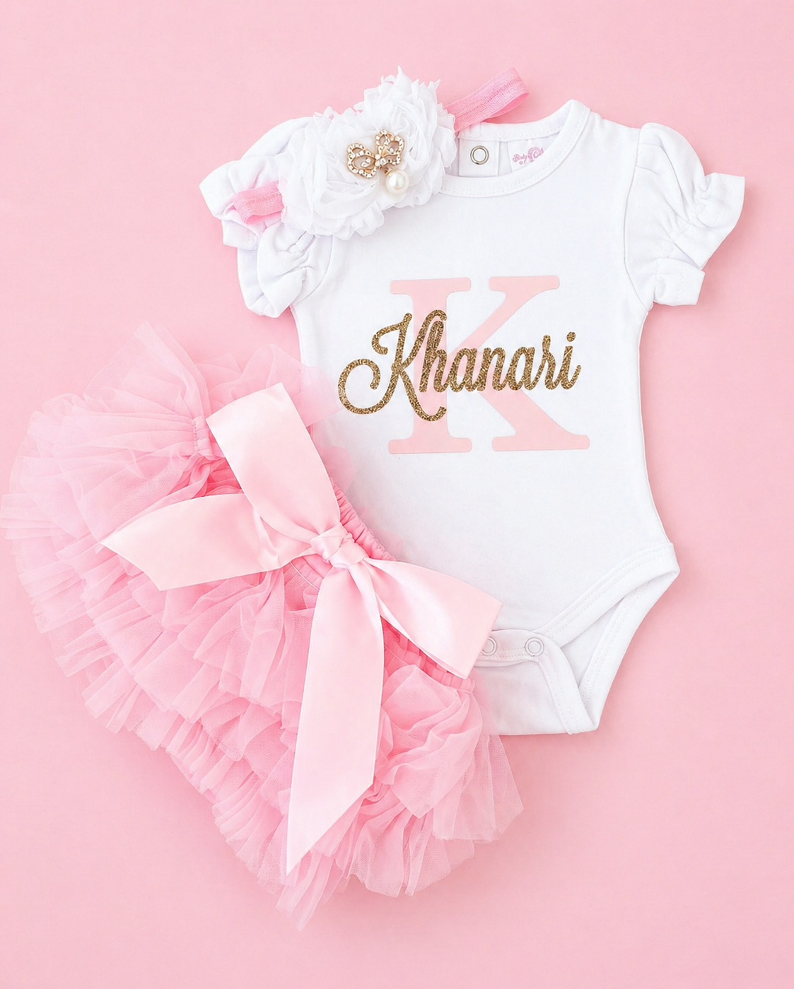 Luxury Personalized Welcome Home Baby Outfit