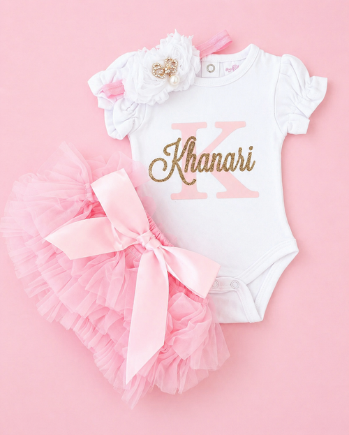 Luxury Personalized Welcome Home Baby Outfit